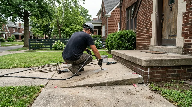 Concrete Leveling & Slab Lifting Lexington